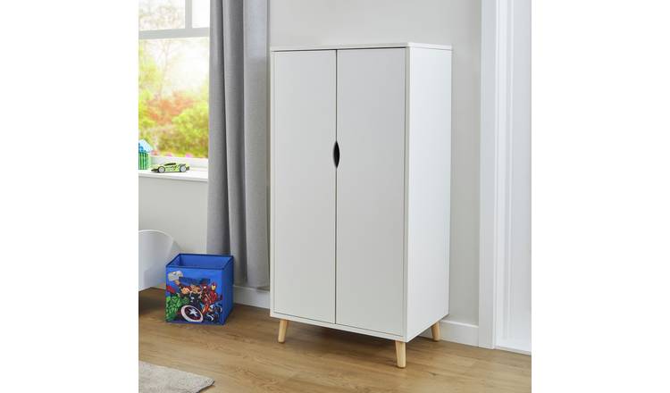 Liberty House Toys 2 Door Kids Wardrobe - White