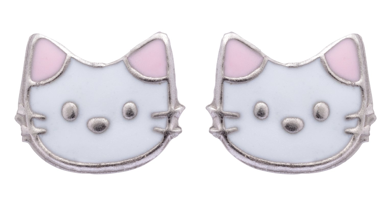 Revere Sterling Silver Enamel Cat Stud Earrings Review