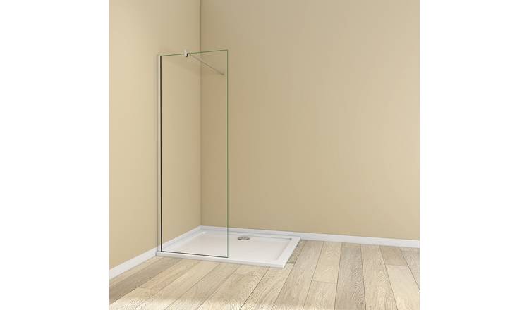MLH Walk In Shower 120x70cm Full Shower Enclosure - Silver