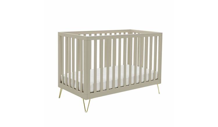 Babymore Kimi Cot Bed - Cashmere