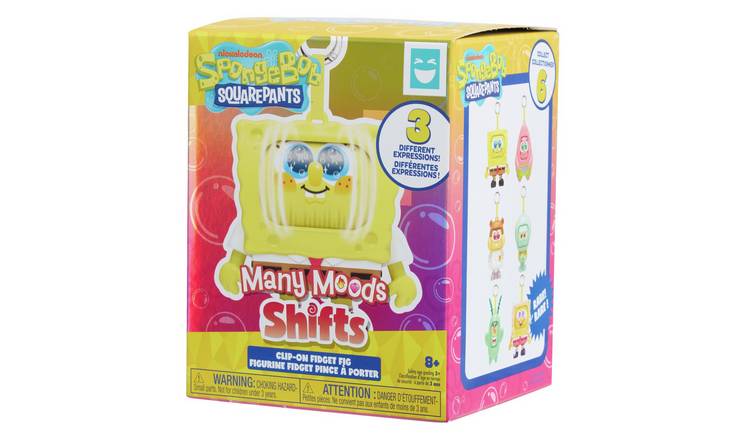 Happy Haul SpongeBob SquarePants Many Moods Shifts Clip-On Fidget Figure 
