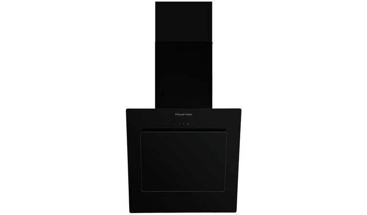 Russell Hobbs RHGCH702B 60cm Chimney Glass Cooker Hood - Black