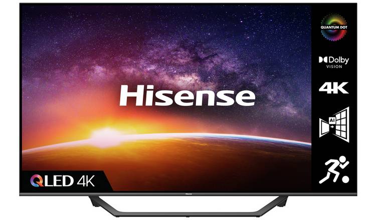 Hisense 58 Inch 58A7GQTUK Smart 4K UHD HDR QLED Freeview TV