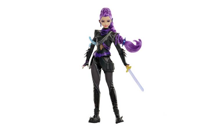 KPop Demon Hunters Rumi Deluxe Fashion Doll in Removable Battle Look & Sword