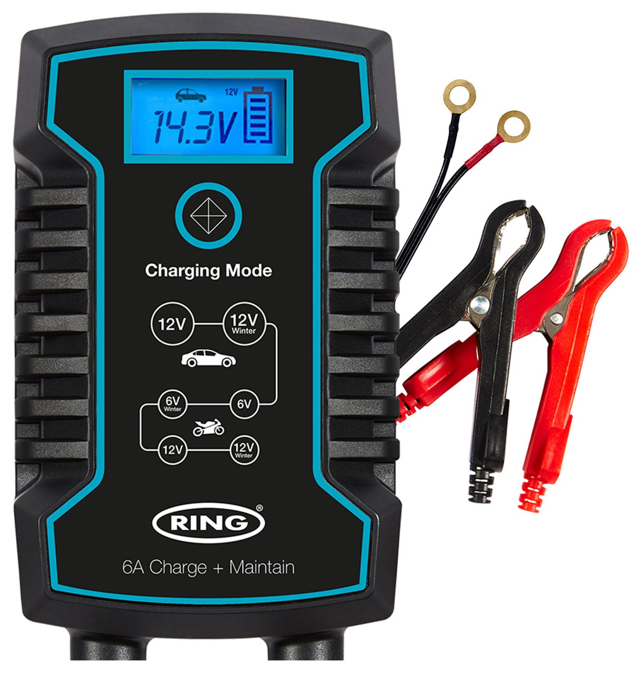 Ring 6V/12V Smart Car Battery Charger