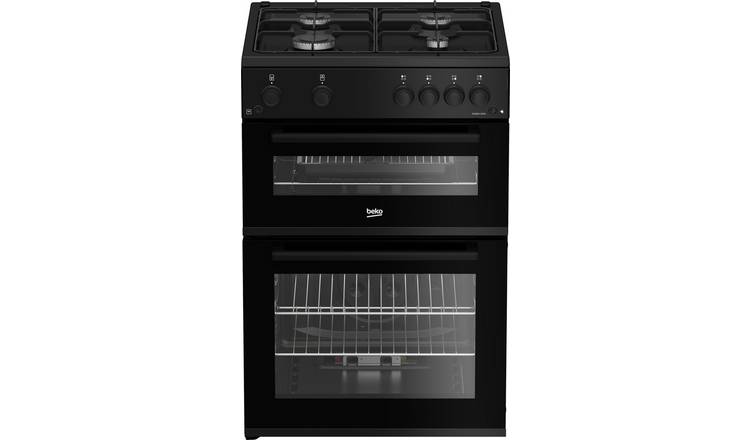 Beko FDG6201K 60cm Double Oven Gas Cooker - Black