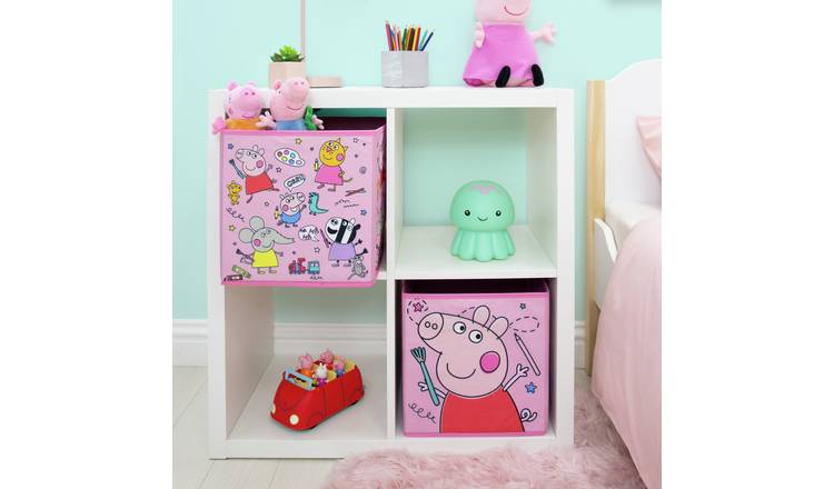 Peppa Pig Pack Of 2 Storage Boxes - Multicoloured