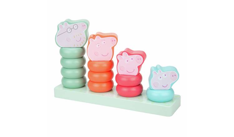 Grow With Peppa  Pig Family Stacking Ring Set