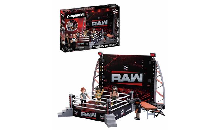 Playmobil WWE RAW Ring Collectors Set Wrestling Playset