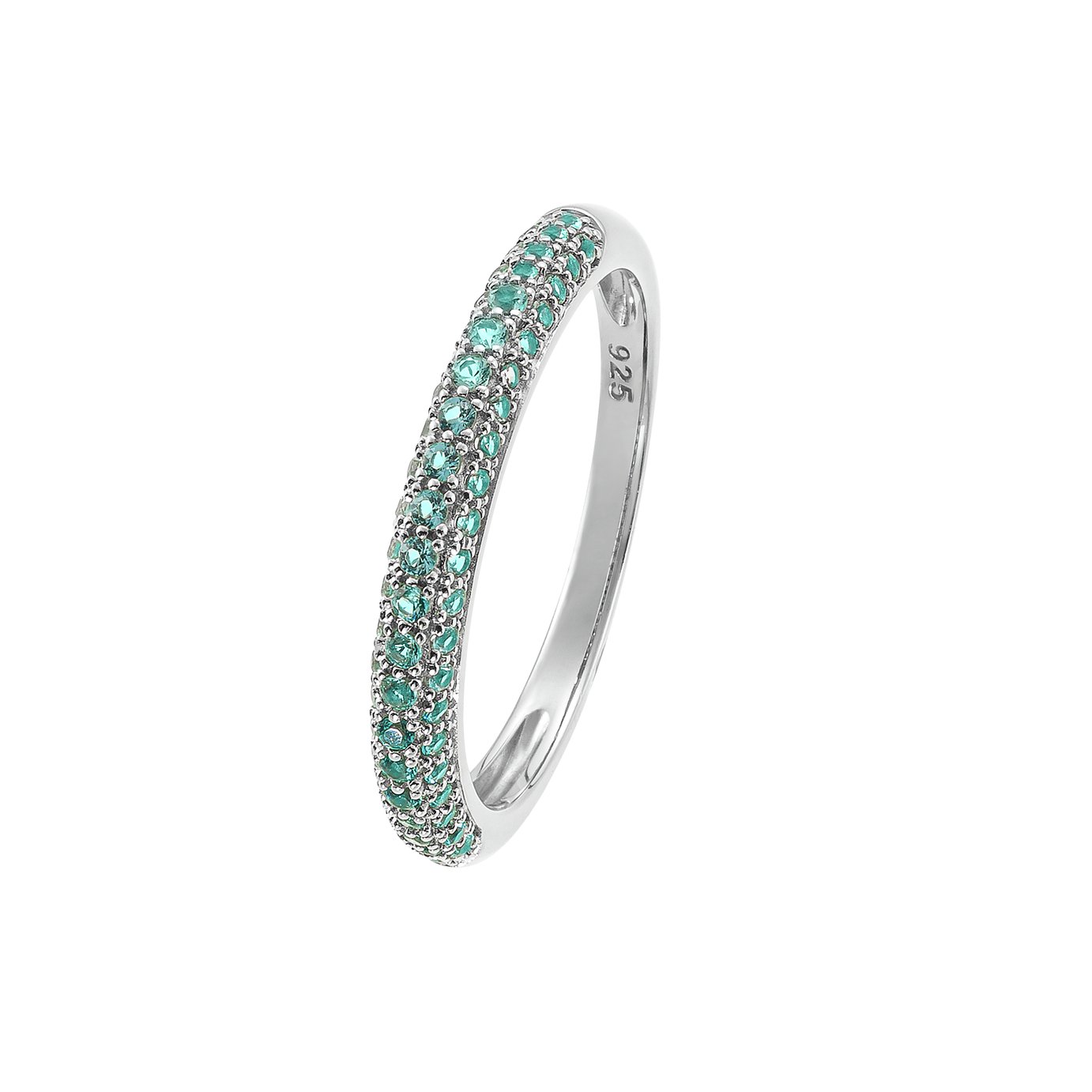 Revere Sterling Silver Blue Ombre Pave Cubic Zirconia Ring-L Review