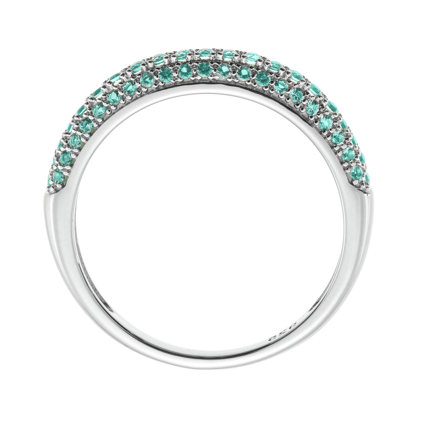 Revere Sterling Silver Blue Ombre Pave Cubic Zirconia Ring-L Review