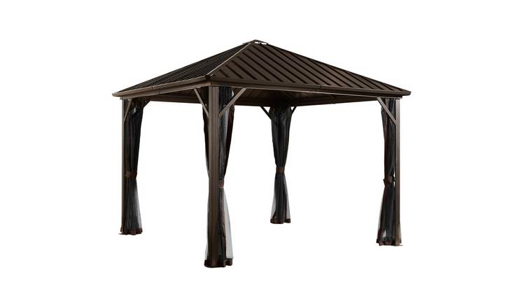 Sojag Dakota 3m x 3m Garden Gazebo - Brown