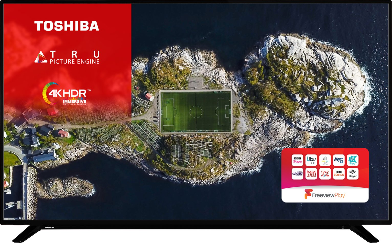 Buy Toshiba 65 Inch Smart 4k Uhd Hdr Led Freeview Tv Televisions Argos