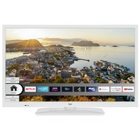 Bush 24 Inch Smart HD Ready HDR LED TV / DVD Combi - White 