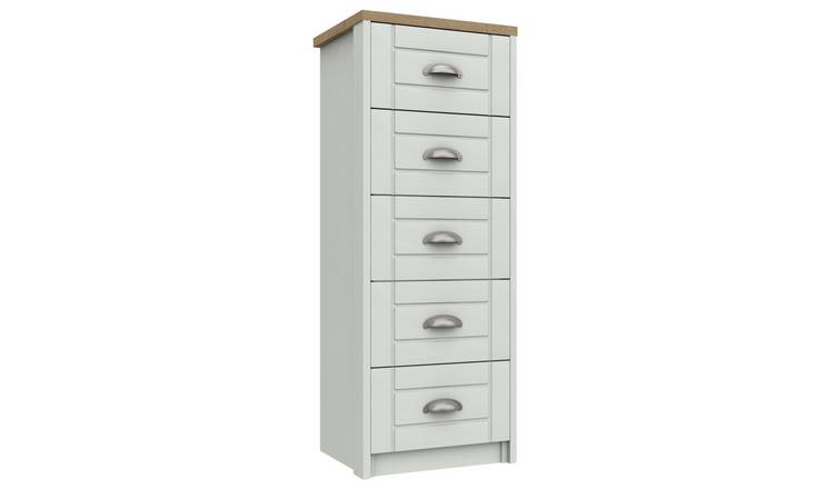 Argos tall narrow on sale chest of drawers