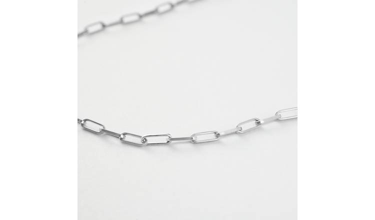 Revere 925 Sterling Silver Charm Link Chain Necklace