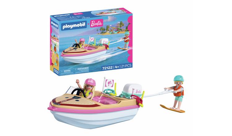 PLAYMOBIL x Barbie Adventure Boat Playset
