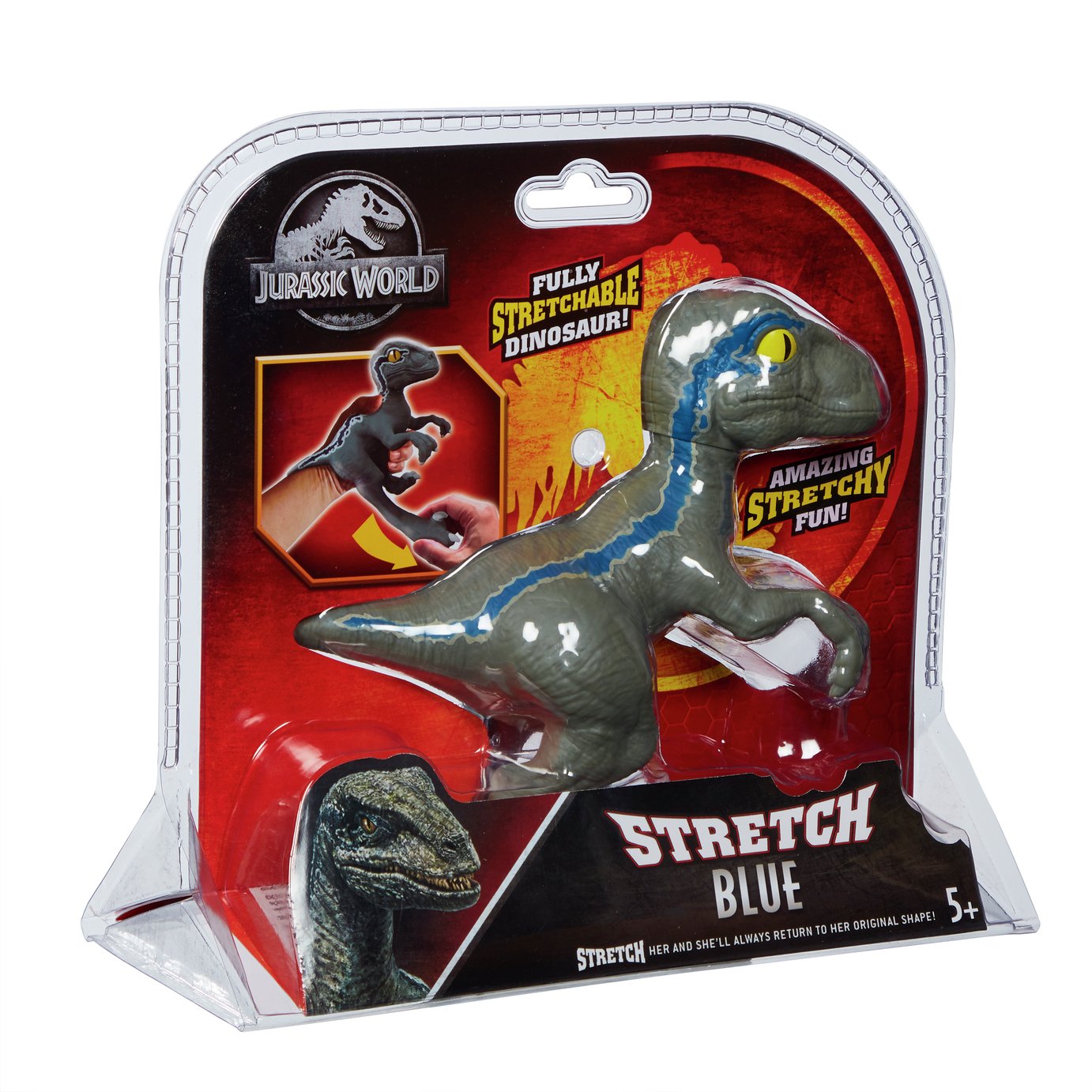 Mini Stretch Jurassic World Velociraptor Blue Review