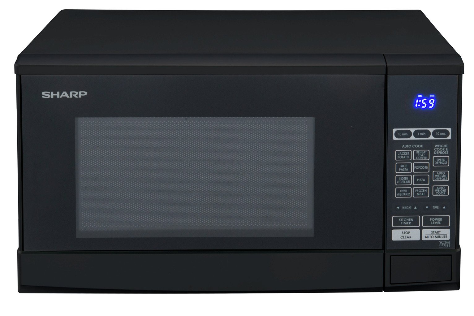 Sharp 800W Standard Touch Microwave R270KM - Black