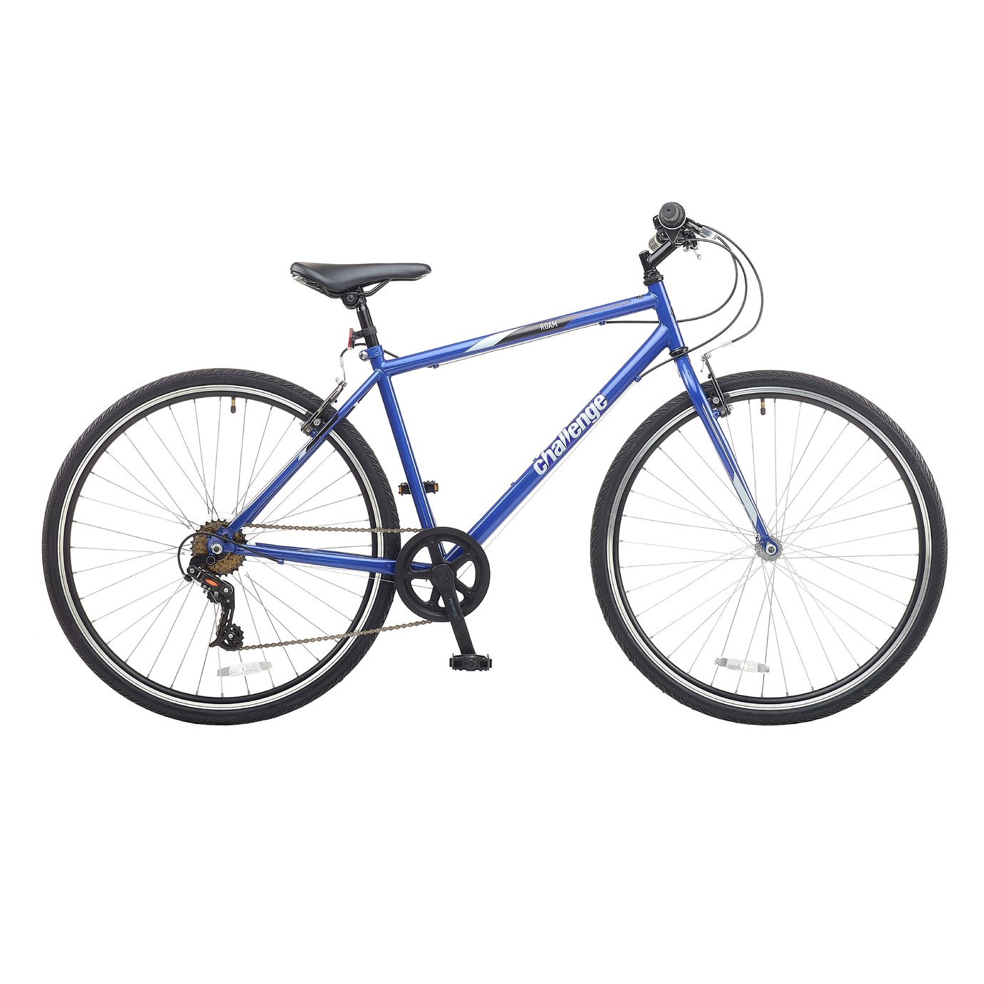Challenge Roam 28 inch Wheel Size Mens Hybrid Bike - Blue