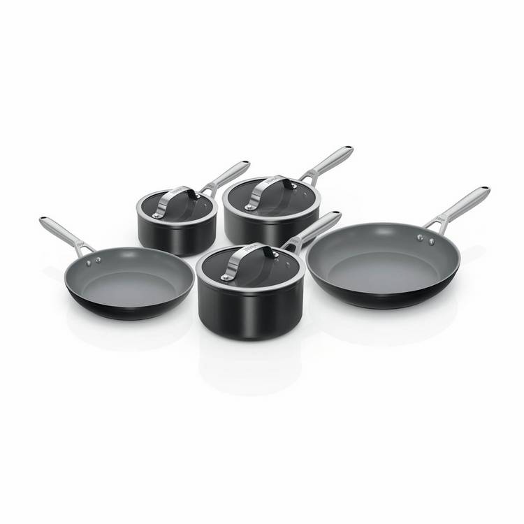 Ninja Ceramic Pro 5 Piece Aluminium Pan Set - Black 0