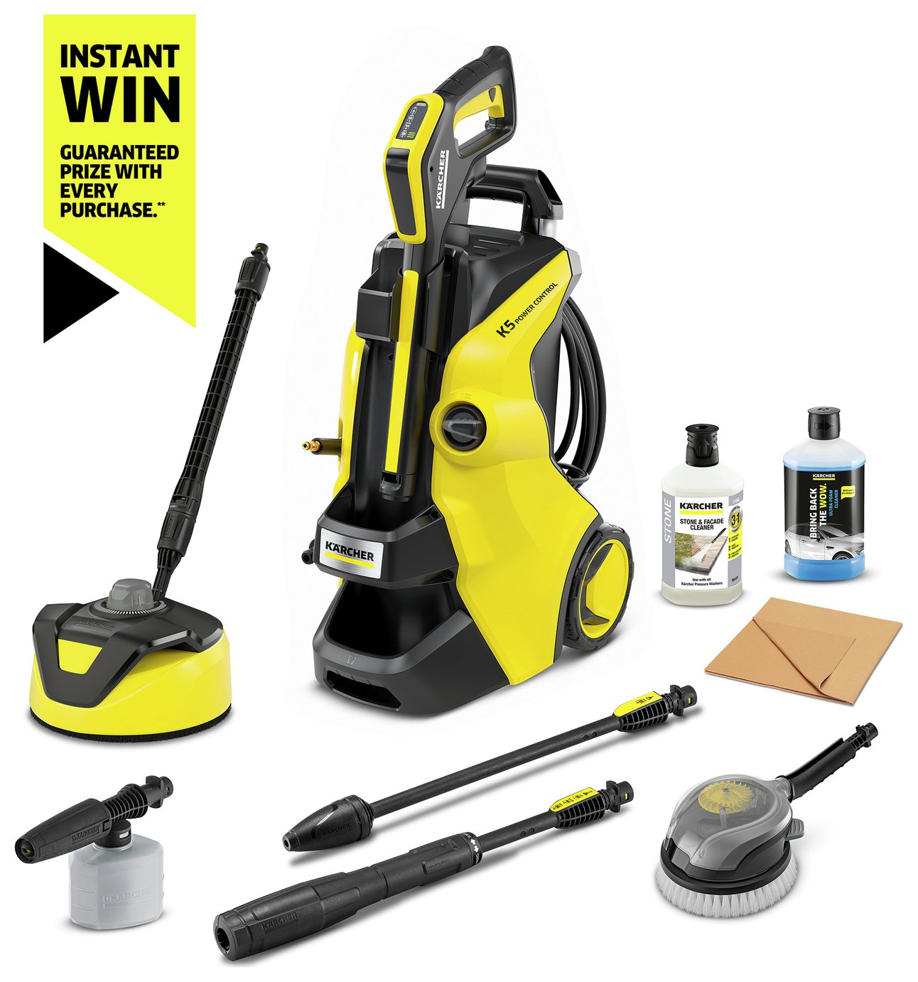 Karcher K5 Power Control Car & Home Pressure Washer - 2100W