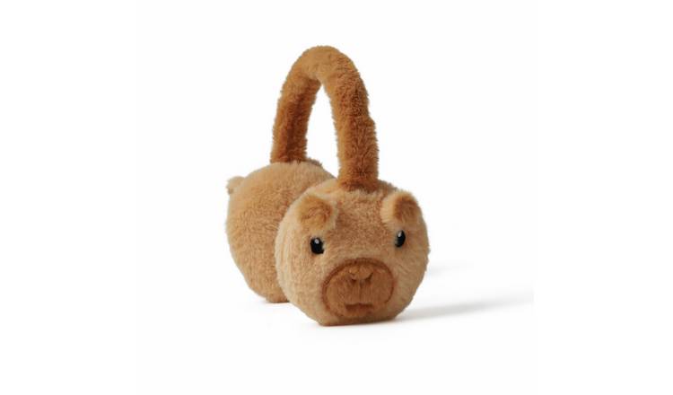 Flitzy Capybara Faux Fur Ear Muffs