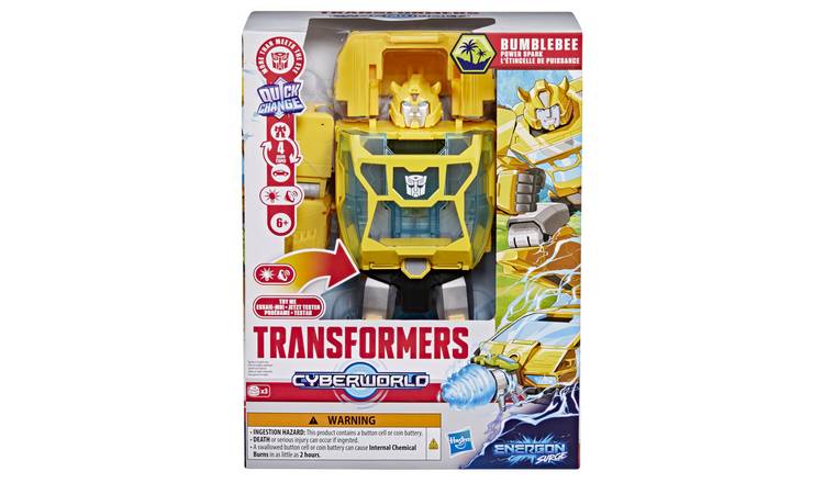 Transformers Cyberworld Energon Surge Bumblebee Power Spark 11inch Action Figure