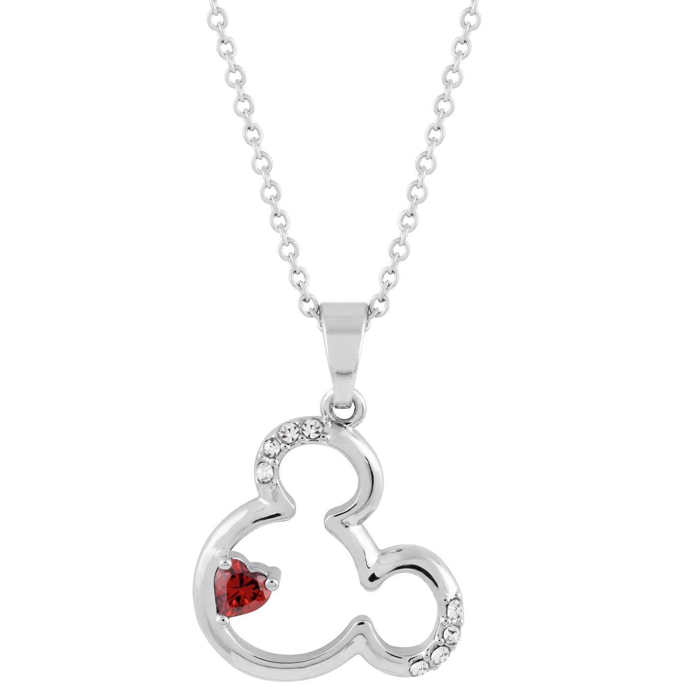 Disney Mickey Mouse Heart Carded Pendant Necklace Review