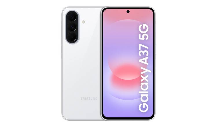 SIM Free Samsung Galaxy A37 5G 128GB AI Mobile Phone - White