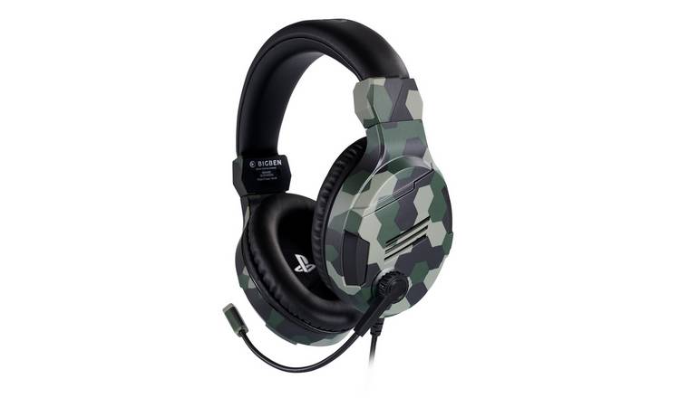 Nacon Big Ben Stereo PS5 & PS4 Wired Gaming Headset - Camo