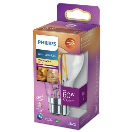 Philips 60W LED A60 B22 Light Bulb