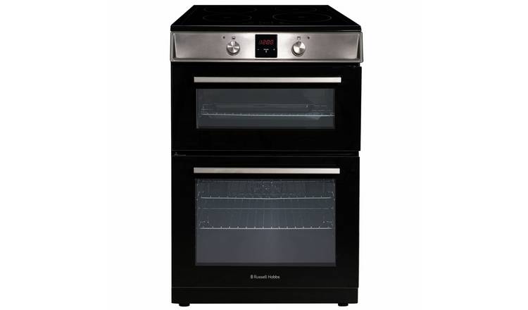Russell Hobbs RH60EDOIH6011SS 60cm Double Oven Electric Cooker - Stainless Steel