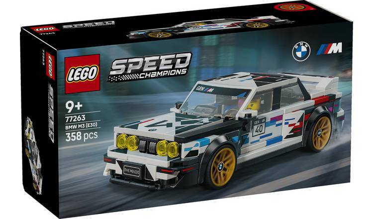 LEGO Speed Champions BMW M3 (E30) Toy Car Model Kit 77263 PREORDER