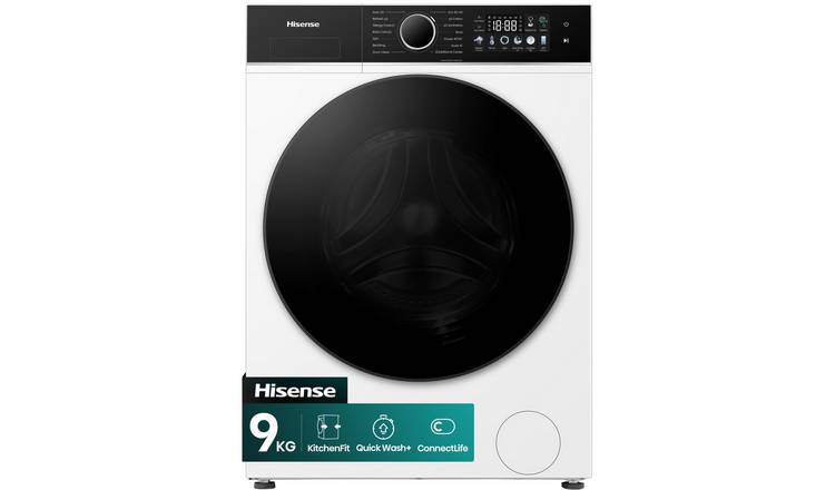 Hisense KitchenFit WF3I9043BWFS2 9KG 1400 Spin Washing Machine - White