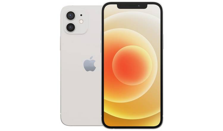 SIM Free Refurbished iPhone 12 5G 64GB Mobile Phone - White