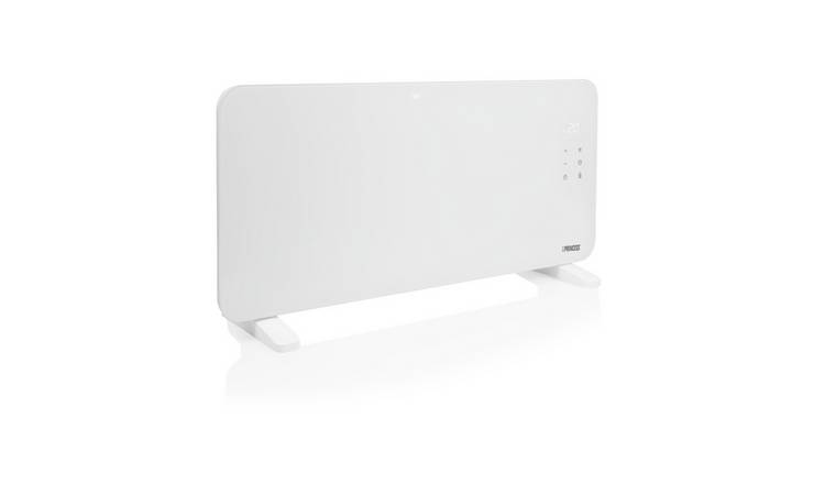 Princess Smart 2kW Wall Mountable Glass Panel Heater - Black