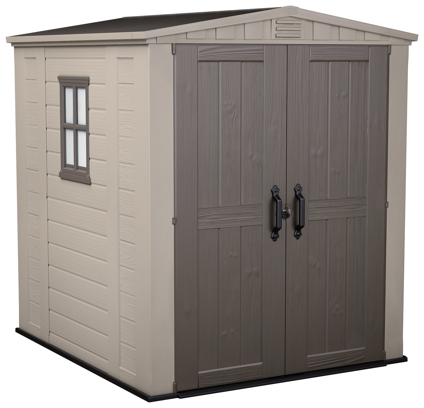 Keter Factor Apex Garden Storage Shed 6 X 6ft Beige/Brown Best Prices