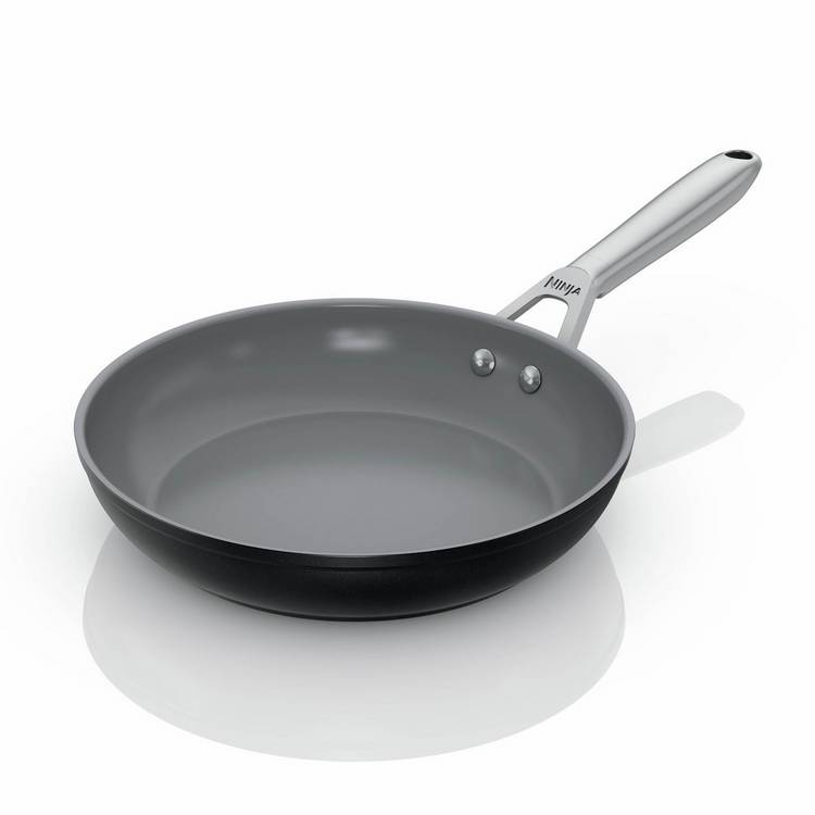 Ninja Ceramic Pro 24cm Aluminium Frying Pan - Black 0