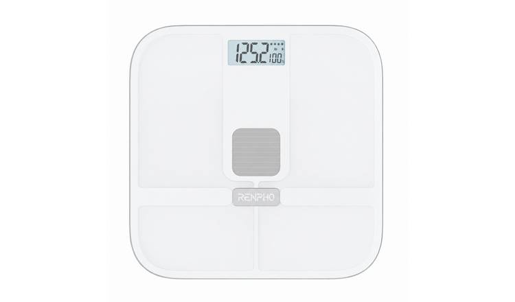 Renpho Elis Smart Solar Bathroom Scale - White