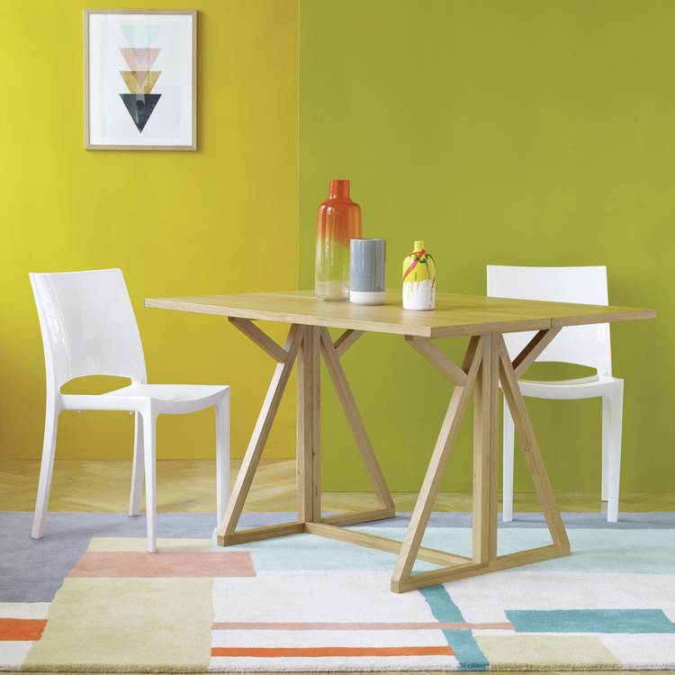 Habitat Quentin Abstract Wool Shaggy Rug - 240x170cm 0