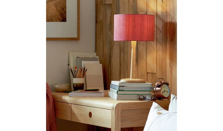 Buy Habitat Pip Wooden Table Lamp Base Only - Natural, Table lamps