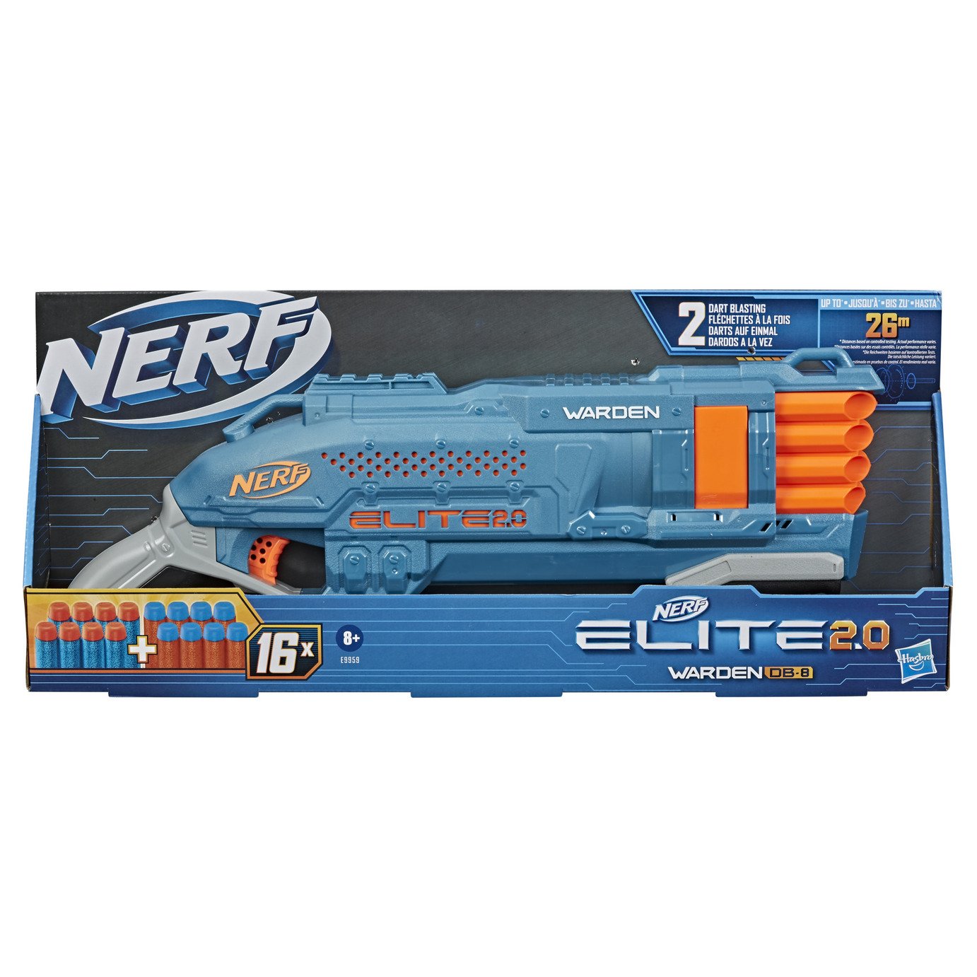 Nerf Elite 2.0 Warden DB-8 Blaster Review