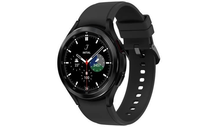 Buy Samsung Galaxy Watch 4 Classic 46mm Smart Watch Lte Black Smart Watches Argos