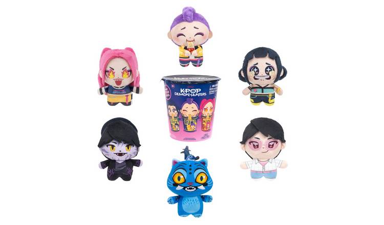 KPop Demon Hunters Mystery Character Blind Mini Ramyeon Cups 4 Inch Plush