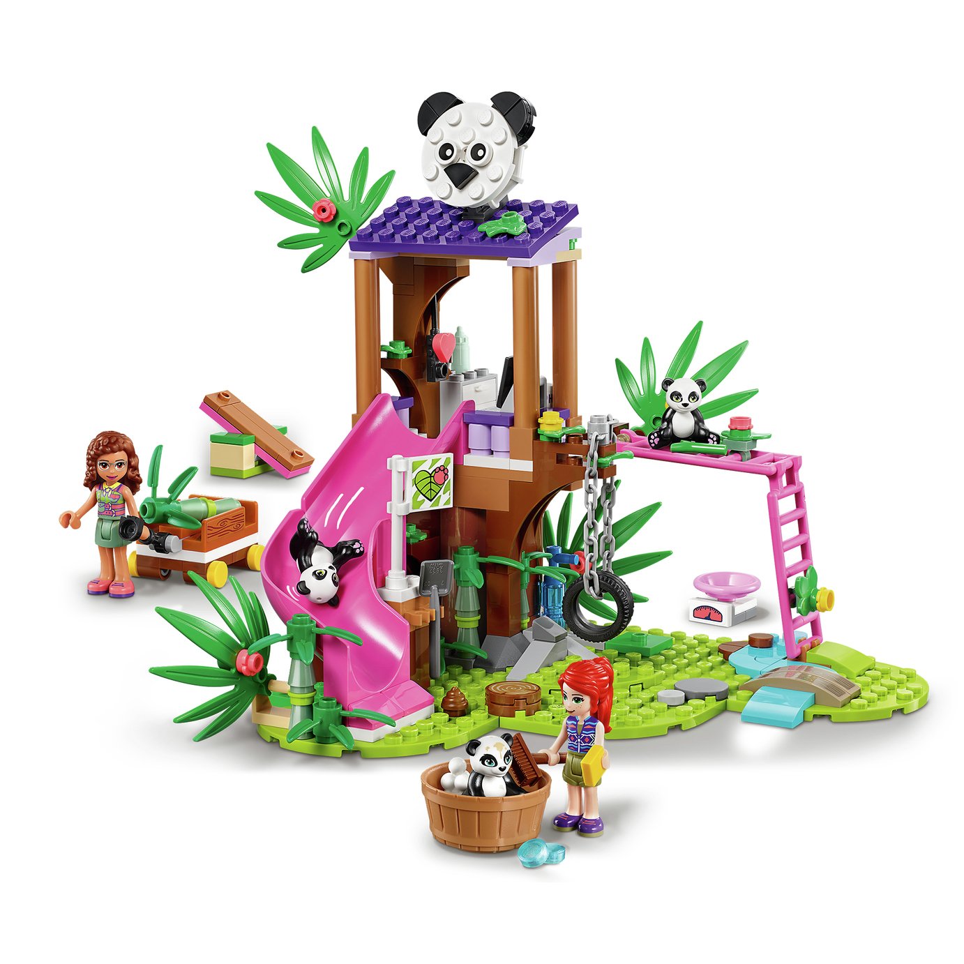 LEGO Friends Panda Jungle Tree House Rescue Play Set Review