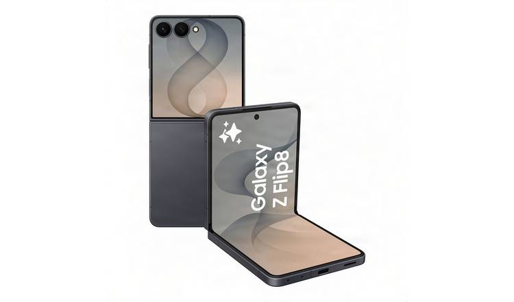 SIM Free Samsung Galaxy Z Flip8 5G 256GB AI Mobile Phone - Graphite