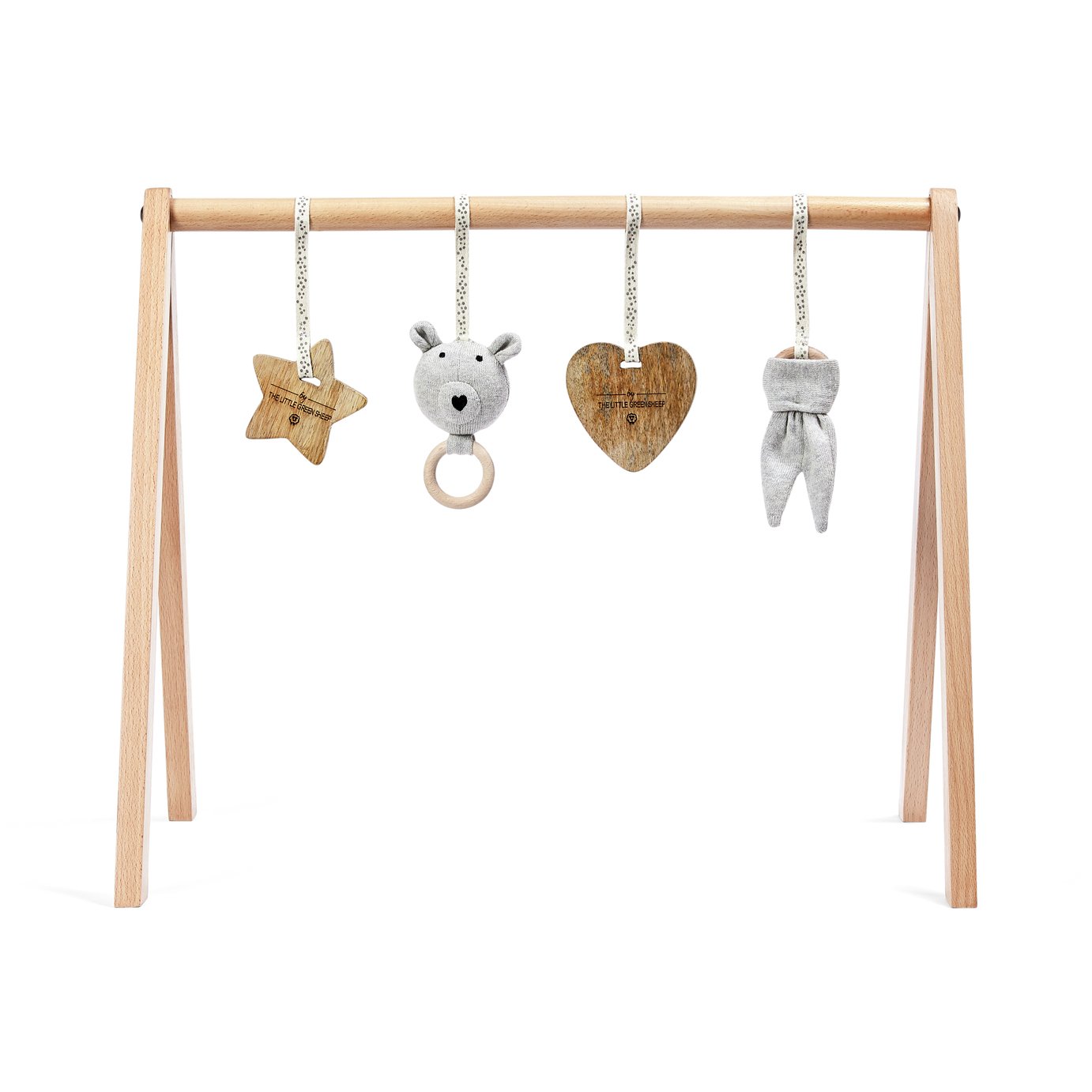 The Little Green Sheep Wooden Baby Play Gym & Charms Set Review