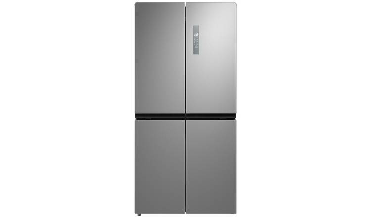 Bush MEMD4S American Fridge Freezer - Stainless Steel