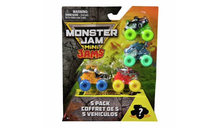 Monster Jam Mini Trucks - 5 Pack